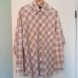 Men's pattern dress shirt